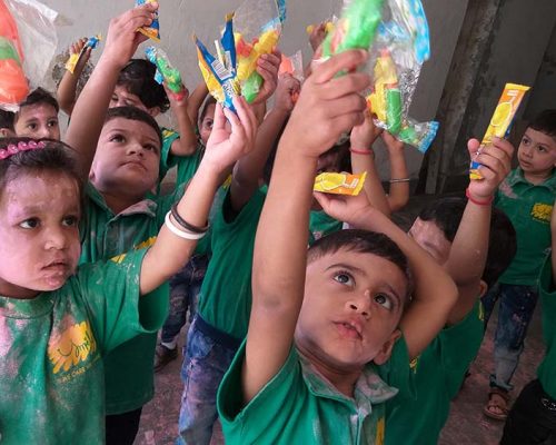 SMILE Montessori Children Celebrate Festival of Colours