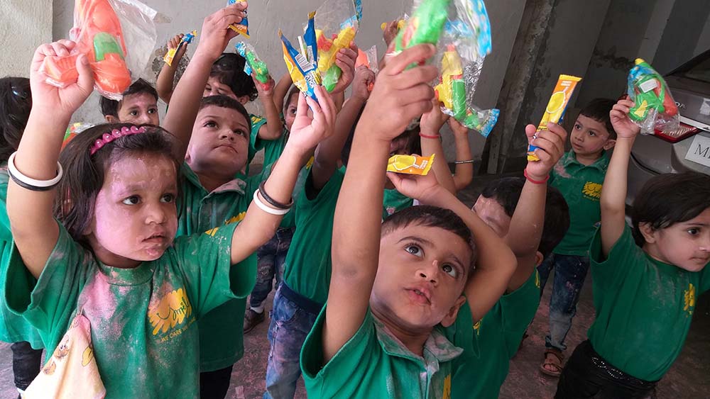 SMILE Montessori Children Celebrate Festival of Colours